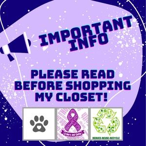 🚨 PLEASE READ BEFORE SHOPPING MY CLOSET!